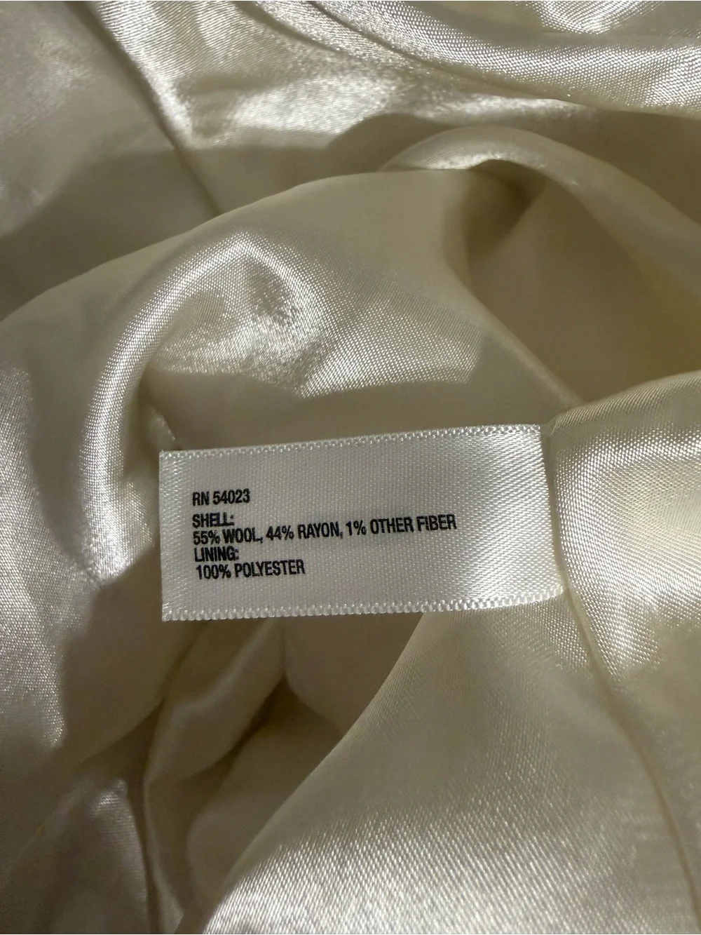 GAP White Double-Breasted Pea Coat with Gold Buttons